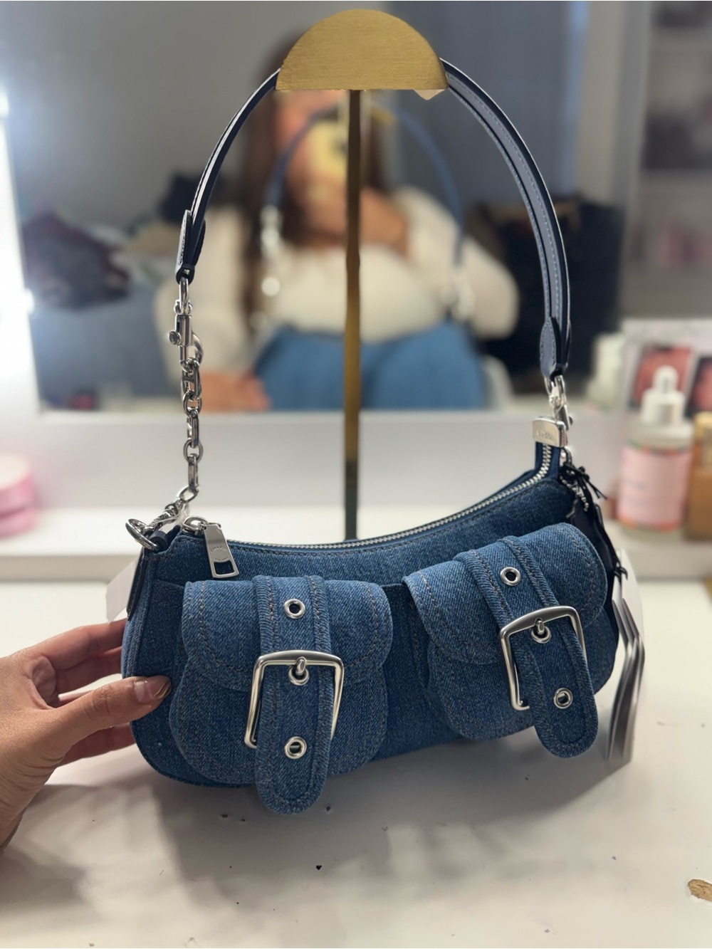 Coac Denim Ashton Shoulder Bag